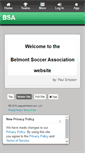 Mobile Screenshot of belmontsoccer.com
